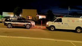 זירת אירוע קרויזר, צילום: דוברות המשטרה